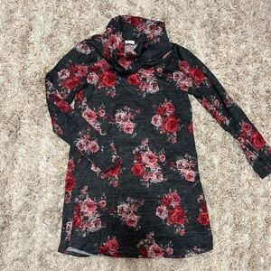 Nine Britton Floral Dress in Black and Red